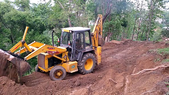 Levelling work progressing