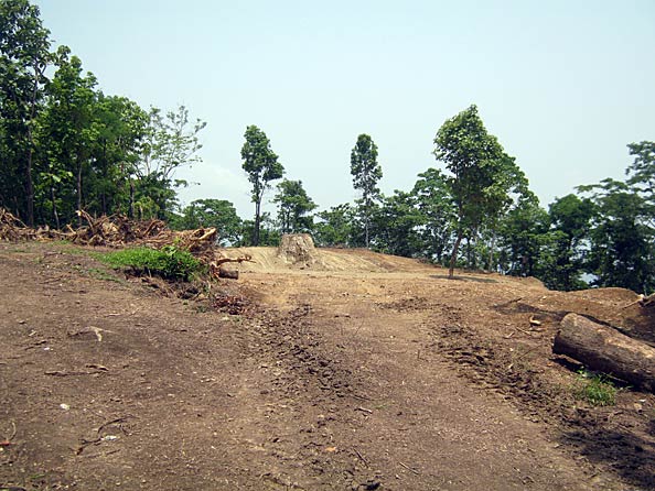 Highest point of the land